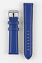Morellato CROQUET Quick-Release Leather Watch Strap in BLUE