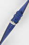 Morellato CROQUET Quick-Release Leather Watch Strap in BLUE