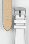 Morellato CROQUET Quick-Release Leather Watch Strap in WHITE