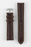 Morellato DERAIN Smooth Calfskin Leather Watch Strap in BROWN