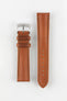 Morellato DERAIN Smooth Calfskin Leather Watch Strap in GOLD BROWN