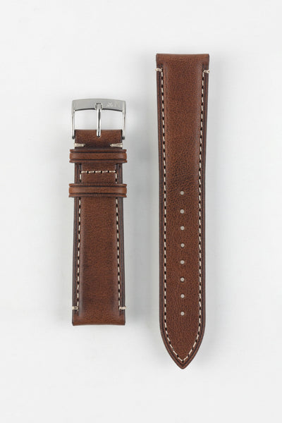 Morellato EL GRECO Calfskin Leather Watch Strap in BROWN