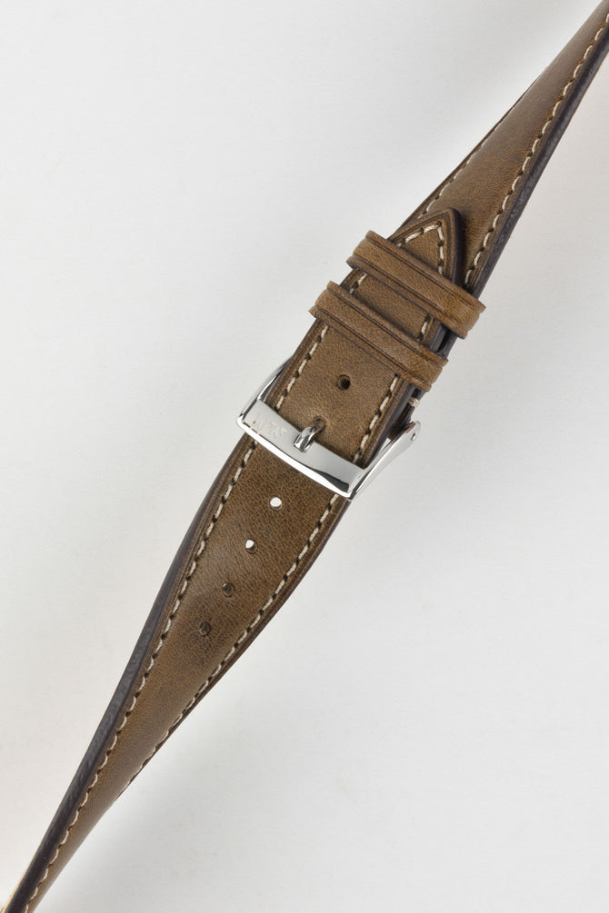 Morellato EL GRECO Calfskin Leather Watch Strap in GREEN