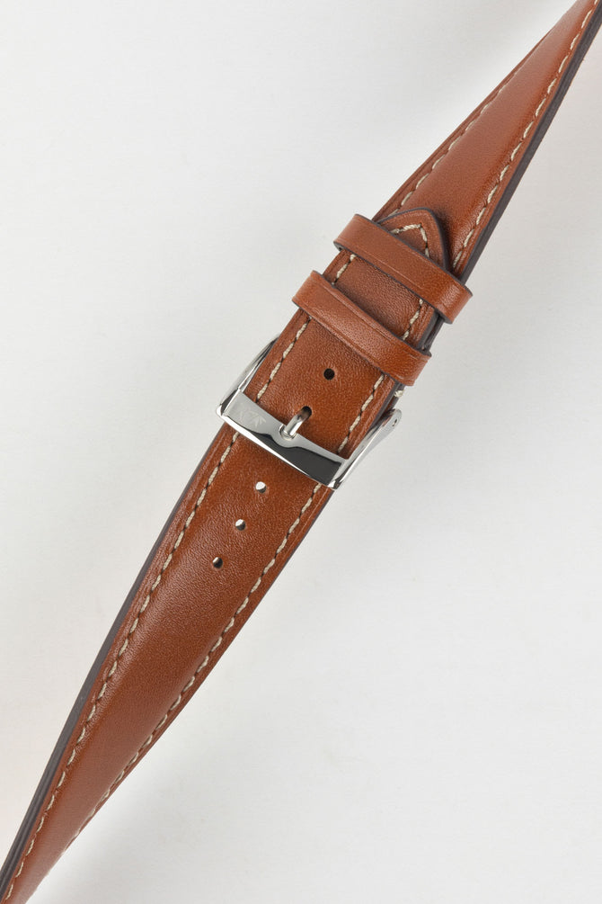 Morellato GAUDÌ Calfskin Leather Watch Strap in HONEY