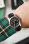 Morellato GIORGIONE Smooth Calfskin Leather Watch Strap in BLACK