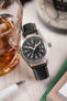Morellato GIORGIONE Smooth Calfskin Leather Watch Strap in BLACK