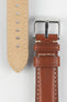 Morellato GIORGIONE Smooth Calfskin Leather Watch Strap in GOLD BROWN