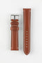 Morellato GIORGIONE Smooth Calfskin Leather Watch Strap in GOLD BROWN