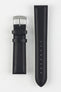 Morellato GRAFIC Calfskin Leather Performance Watch Strap in BLACK