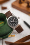 Morellato GRAFIC Calfskin Leather Performance Watch Strap in BROWN