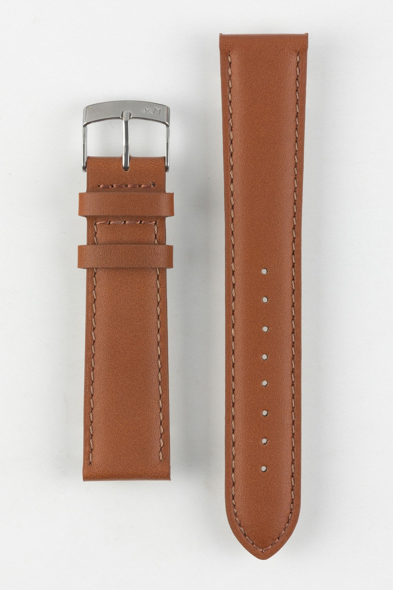 Morellato GRAFIC Calfskin Leather Performance Watch Strap in GOLD BROWN