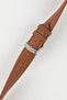 Morellato GRAFIC Calfskin Leather Performance Watch Strap in GOLD BROWN