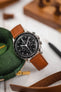 Morellato GRAFIC Calfskin Leather Performance Watch Strap in GOLD BROWN