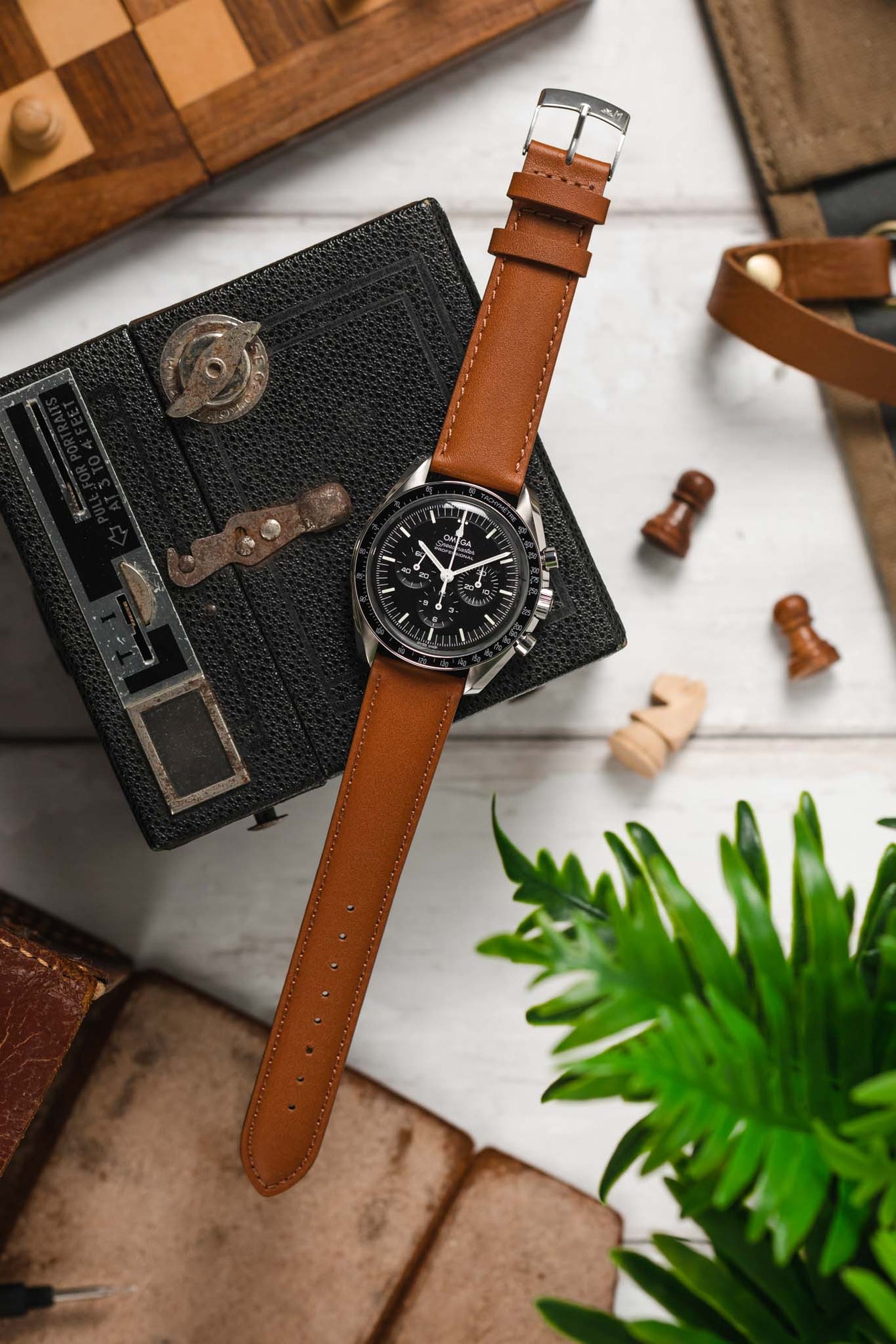 Morellato GRAFIC Calfskin Leather Performance Watch Strap in GOLD BROWN