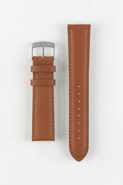 Morellato GRAFIC Calfskin Leather Performance Watch Strap in GOLD BROWN