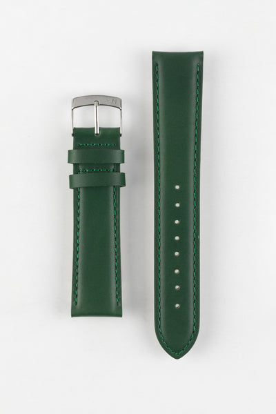 Morellato GRAFIC Calfskin Leather Performance Watch Strap in GREEN