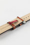 Morellato GUTTUSO Alligator-Embossed Leather Watch Strap in GOLD BROWN
