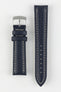 Morellato KUGA Padded Calfskin Leather Watch Strap in BLUE