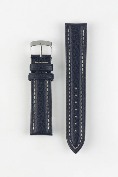 Morellato KUGA Padded Calfskin Leather Watch Strap in BLUE