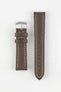 Morellato KUGA Padded Calfskin Leather Watch Strap in BROWN