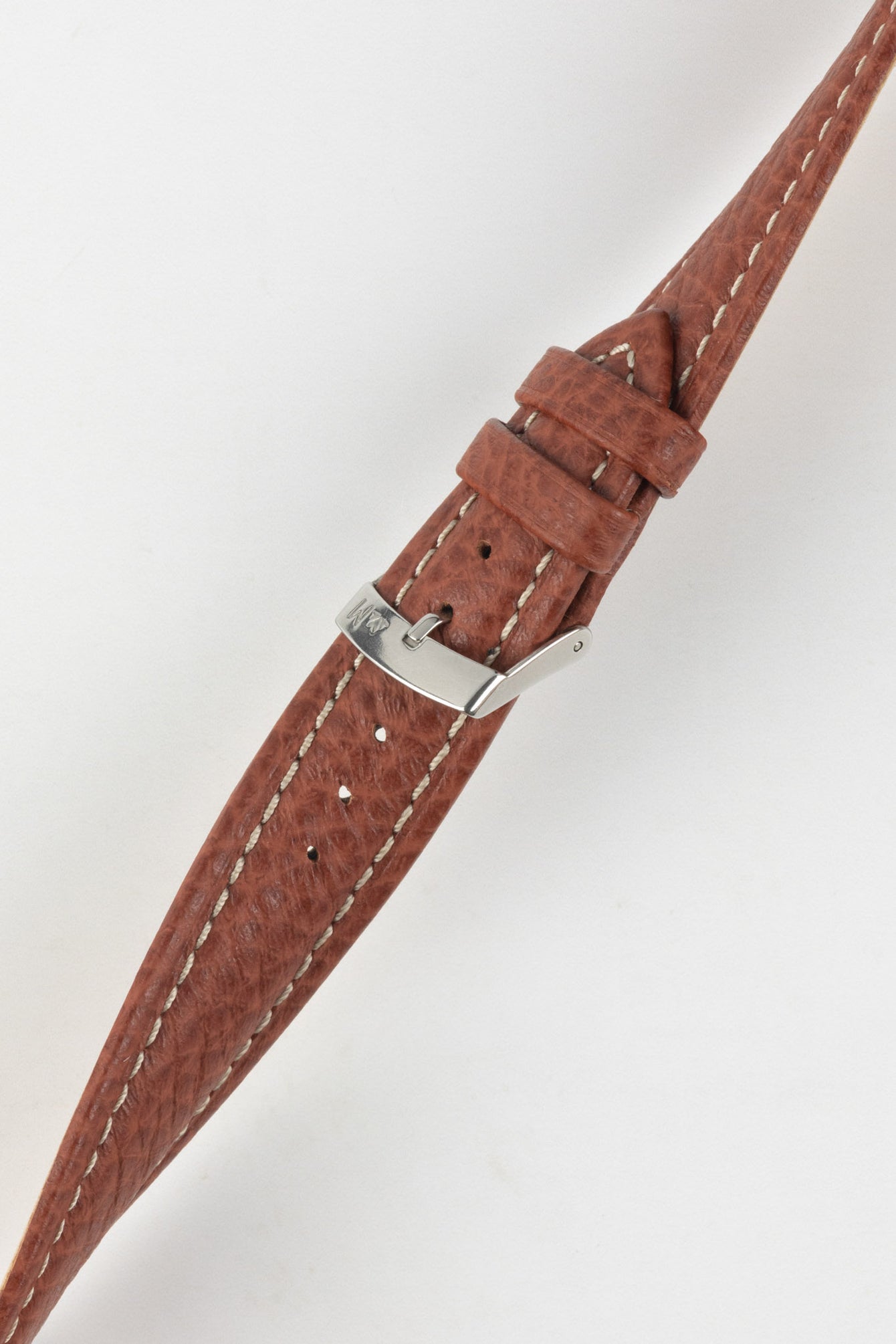 Morellato KUGA Padded Calfskin Leather Watch Strap in GOLD BROWN
