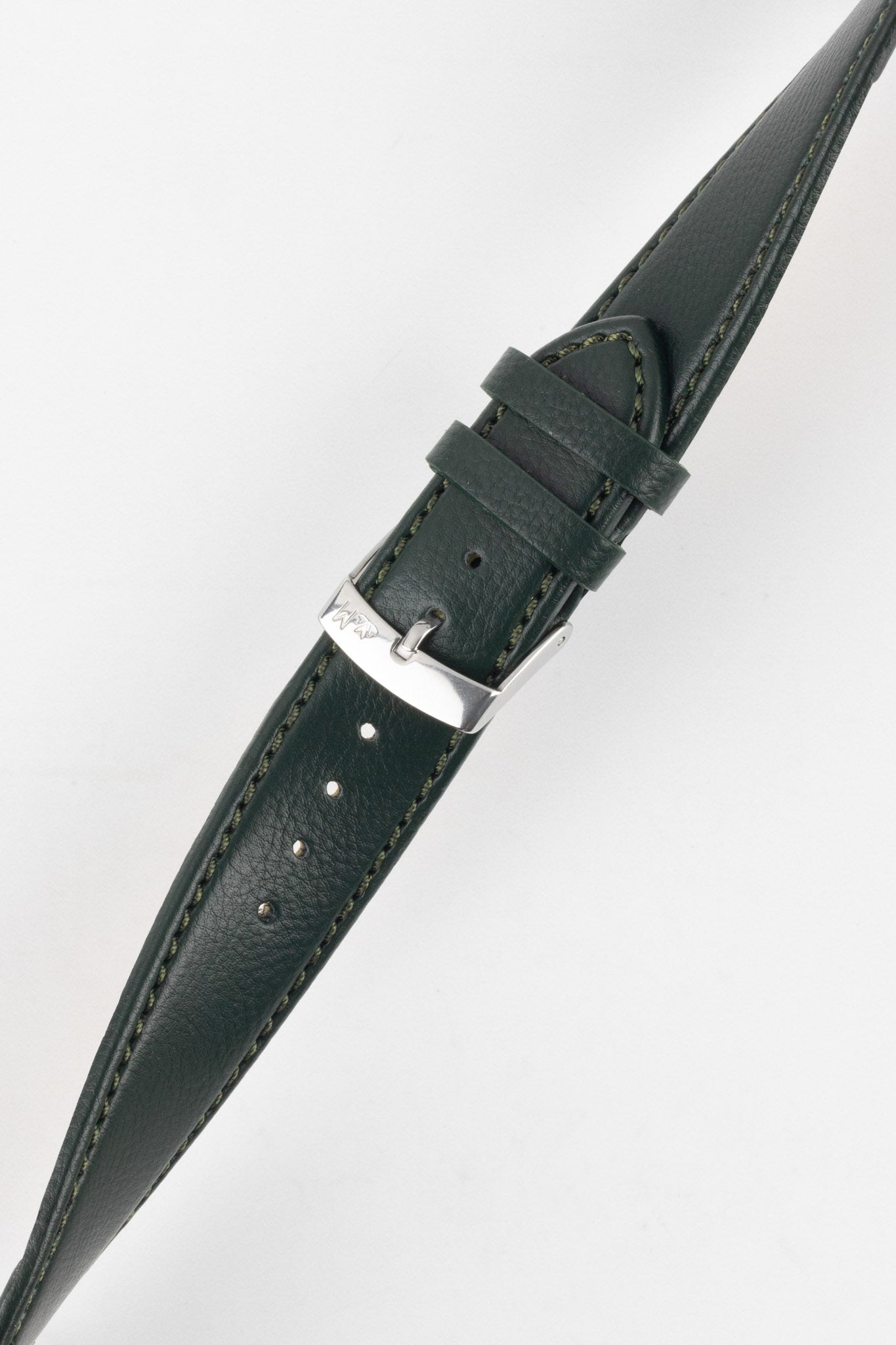 Vegan Leather Watch Strap | Dark Green | Watch Obsession UK