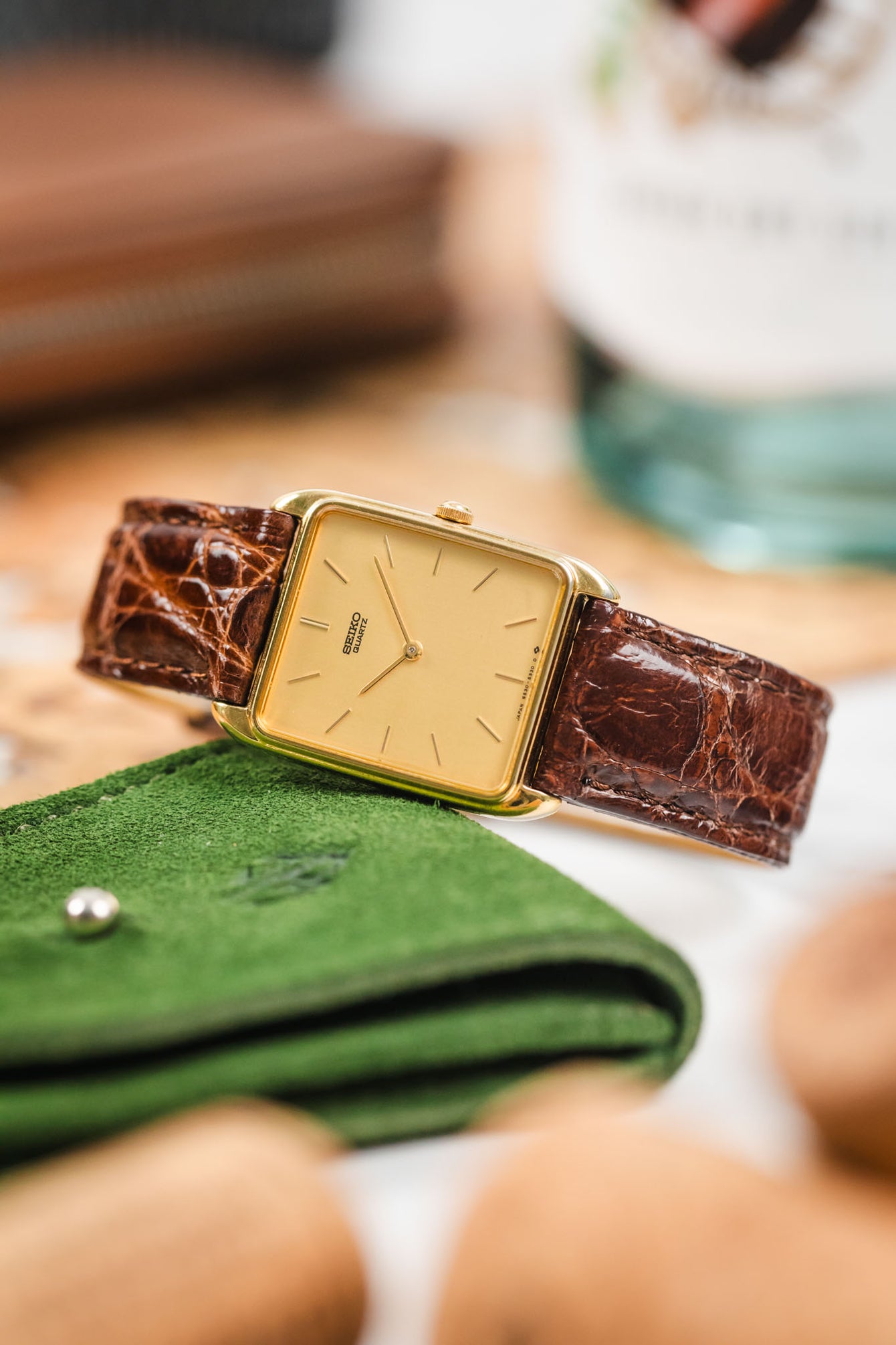 Morellato MOMBASA Genuine Crocodile Watch Strap in DARK BROWN