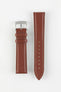 Morellato NAXOS Recycled Leather-Fibre Watch Strap in GOLD BROWN