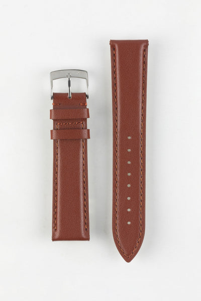 Morellato NAXOS Recycled Leather-Fibre Watch Strap in GOLD BROWN