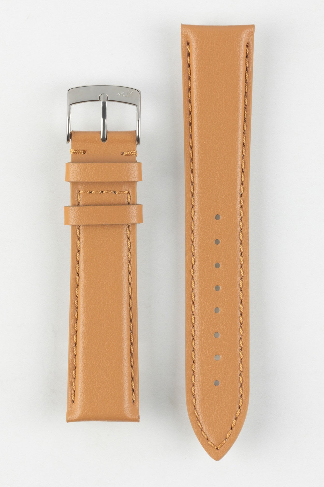 Morellato NAXOS Recycled Leather-Fibre Watch Strap in HONEY