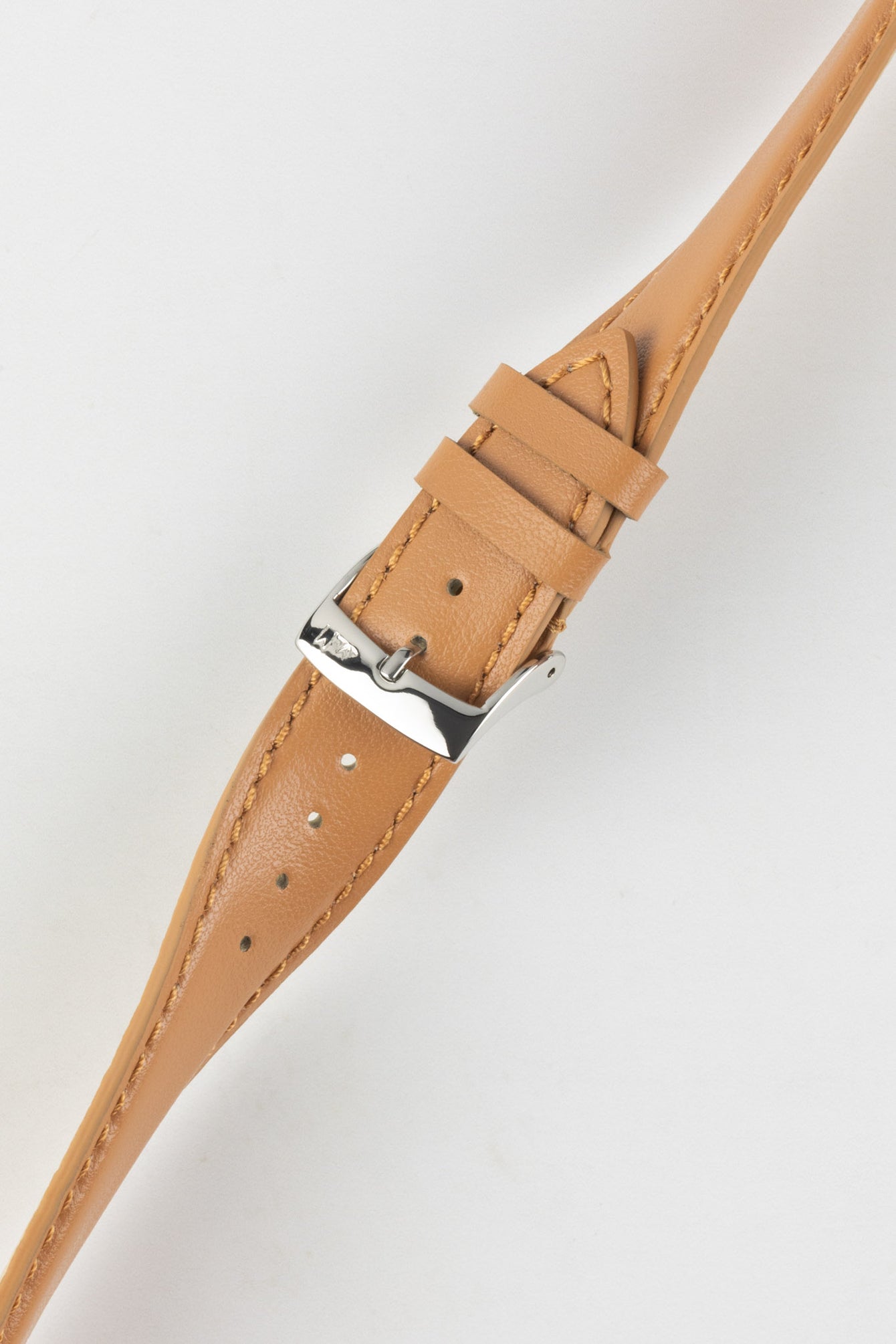 Morellato NAXOS Recycled Leather-Fibre Watch Strap in HONEY