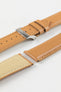 Morellato NAXOS Recycled Leather-Fibre Watch Strap in HONEY