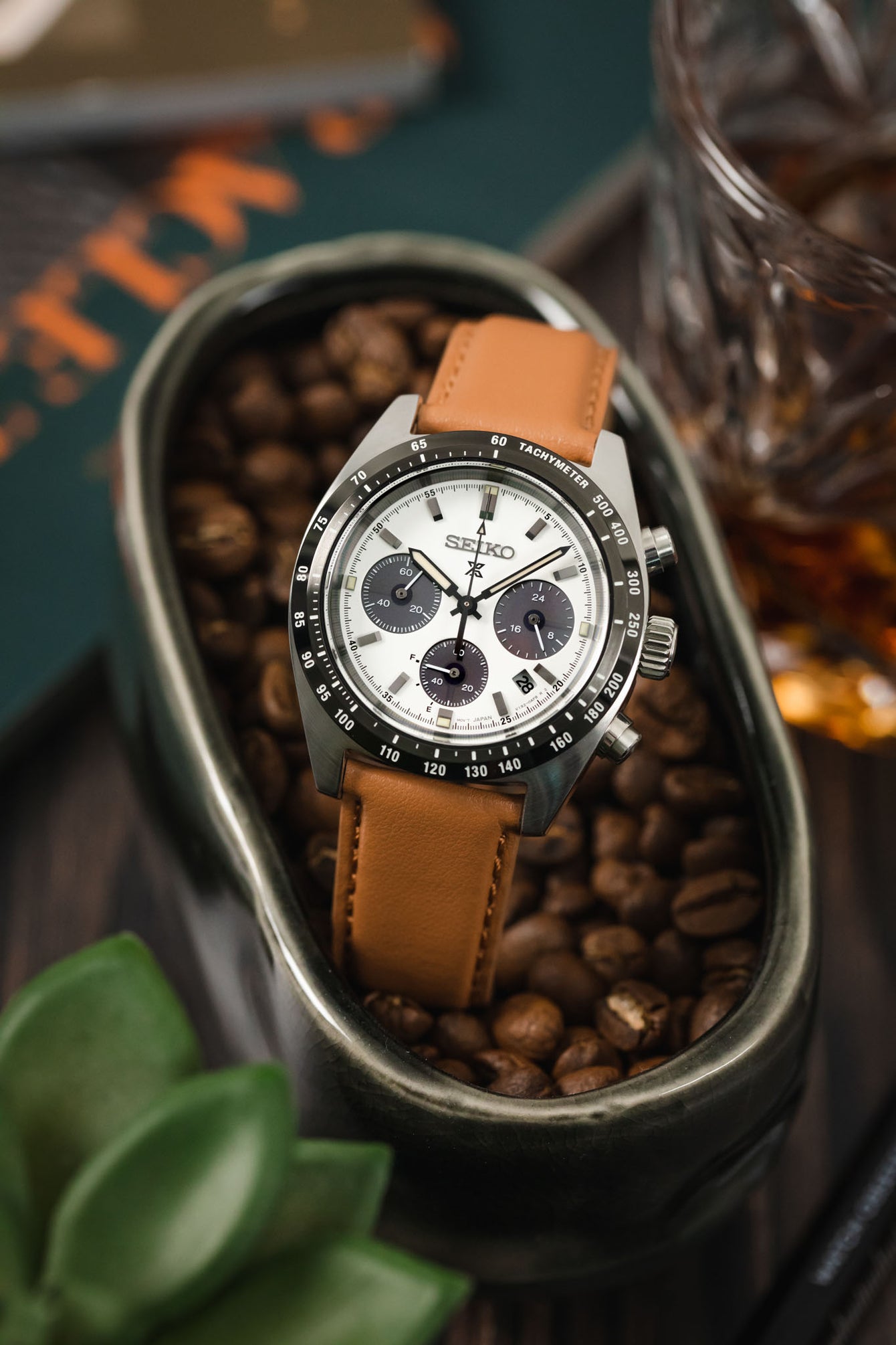 Morellato NAXOS Recycled Leather-Fibre Watch Strap in HONEY