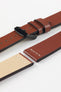 Morellato PAROS Recycled Leather-Fibre Watch Strap in GOLD BROWN