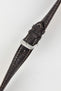 Morellato PLUS Alligator-Embossed Calfskin Leather Watch Strap in BROWN