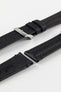 Morellato RACE Motorsport Microfibre Watch Strap in BLACK with BLACK Stitch