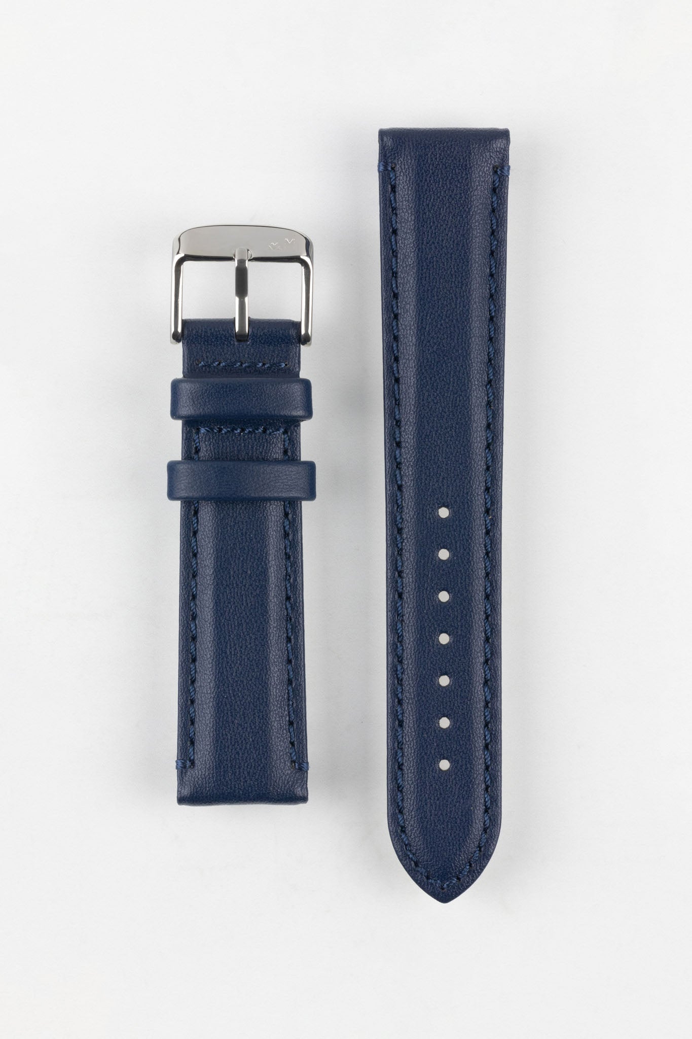 Morellato ROWING Water-Resistant Calfskin Leather Watch Strap in BLUE ...