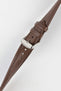 Morellato ROWING Water-Resistant Calfskin Leather Watch Strap in BROWN