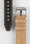 Morellato SOCCER Alligator-Embossed Calfskin Leather Watch Strap in BEIGE