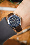 Morellato SOCCER Alligator-Embossed Calfskin Leather Watch Strap in BROWN