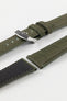 Morellato SOCCER Alligator-Embossed Calfskin Leather Watch Strap in GREEN