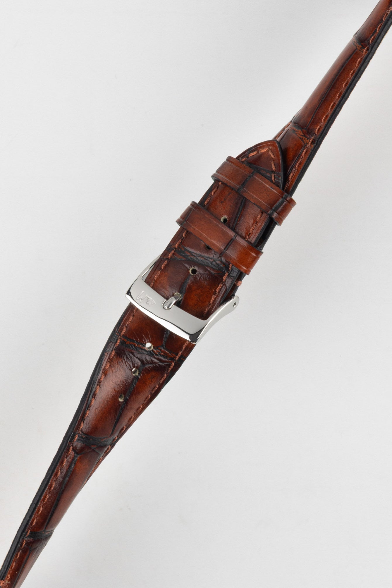 A light brown Morellato Tiepolo watch strap, perfect for bringing elegance to your timepiece.