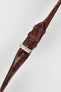 A light brown Morellato Tiepolo watch strap, perfect for bringing elegance to your timepiece.