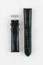 The Morellato Tiepolo watch strap in rich green, a premium watch accessory with a silver buckle.