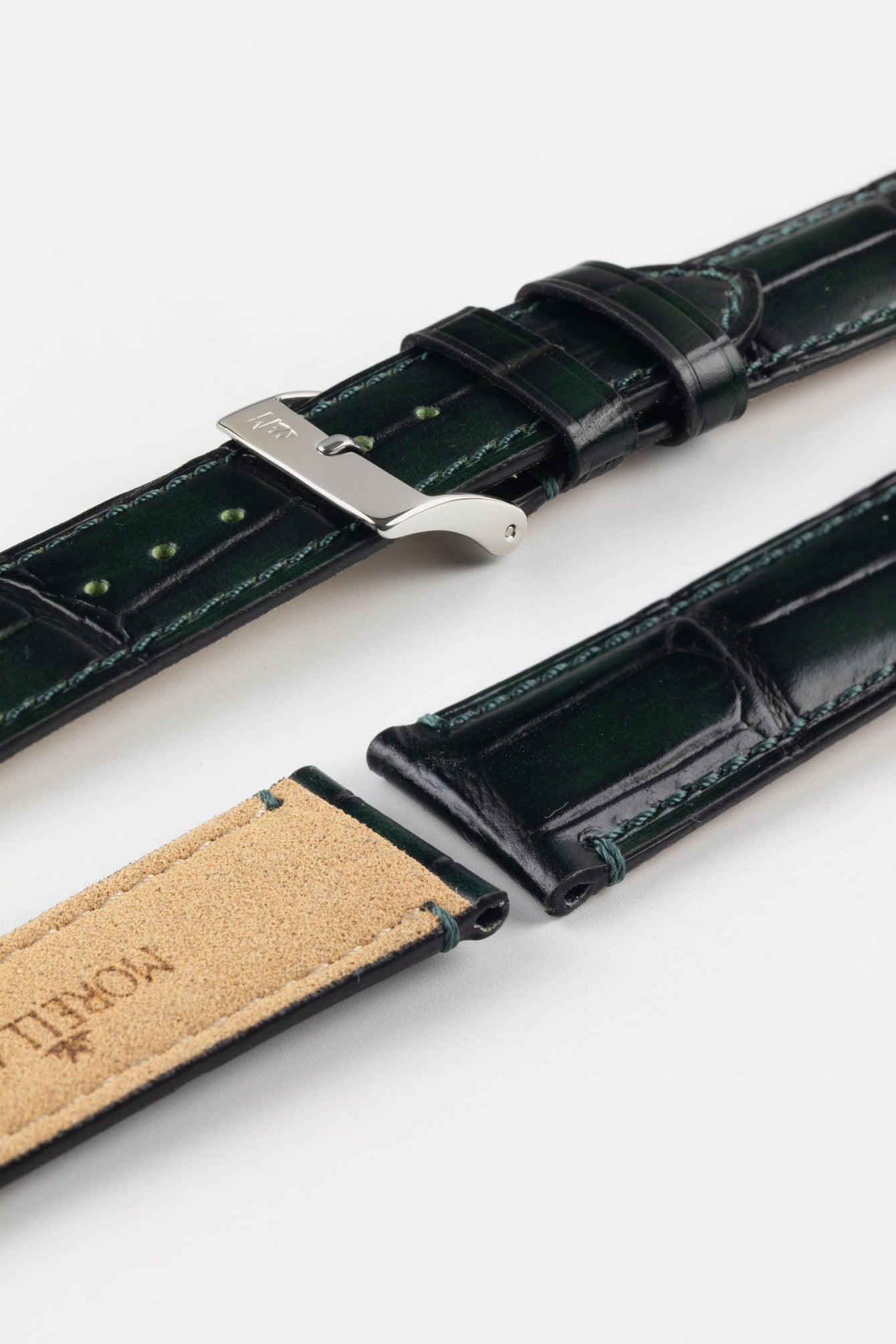 Morellato Tiepolo green watch strap, a perfect replacement strap for your wristwatch.