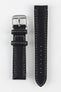 Morellato TINTORETTO Genuine Deerskin Leather Watch Strap in BLACK