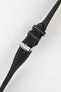 Morellato TINTORETTO Genuine Deerskin Leather Watch Strap in BLACK