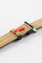 Morellato TINTORETTO Genuine Deerskin Leather Watch Strap in DARK BROWN