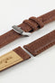 Morellato TINTORETTO Genuine Deerskin Leather Watch Strap in GOLD BROWN
