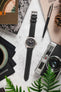 Morellato TINTORETTO Genuine Deerskin Leather Watch Strap in BLACK